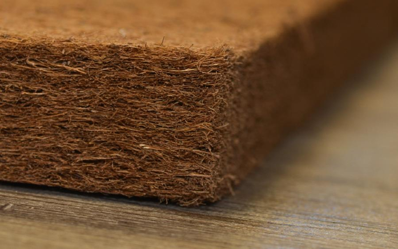 Coir mattresses are made of natural coconut fibers